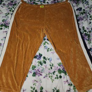 Pelle Pelle Gold Velour Lounge Pants 6XL